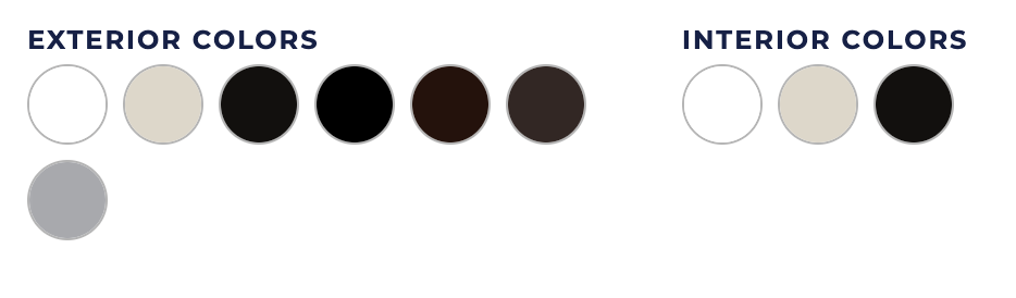 Tuscany color options